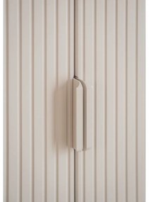 Krémová detská šatníková skriňa 144x52 cm Miloo – Pinio