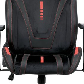 Herná stolička čierna KA-R209 RED