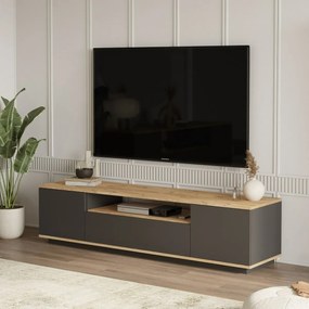 Fran Atlantic Pine a Anthracite TV stolík