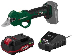 Parkside®  Aku nožnice na konáre Paas 20-Li B1 + Akumulátor 20 V/2 Ah PAP 20 B1 + Nabíjačka na akumulátor 20 V/2,4 A PLG 20 C1  (800011209)