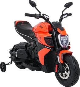 Elektrická motorka Ducati Diavel x Bentley oranžová