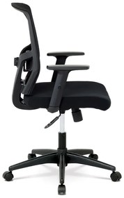 BONTEC Kancelárska stolička, hojdací mechanizmus, čierna sieťovina, KA-B1012 BK Farba: Čierna