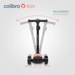 Detská kolobežka RUN ružová