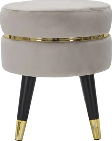 Taburet PARIS 35 cm sivý