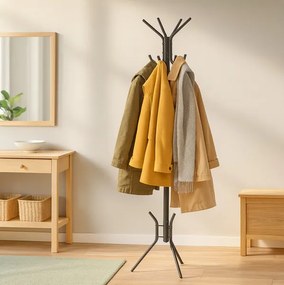 Stojanový vešiak OMER čierny LOF5363