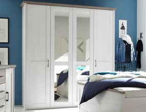 Šatníková skriňa Luca, 4-dverová