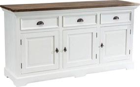 Komoda Brighton 180 x 55 x 95 cm white&amp;natural grey