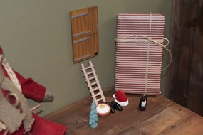 Ib Laursen Dekoratívne dvierka pre vianočných škriatkov Elf Door – set 7 ks