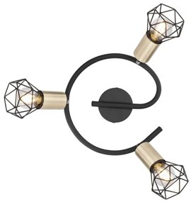 Globo 54802S-3AB - Bodové svietidlo XARA 3xE14/40W/230V