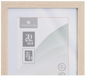 Stojací/na stenu rámček v prírodnej farbe 22,5x28 cm Sencillo – Casa Selección