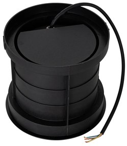 Moderný zemný reflektor čierny 3-svetlo IP65 - Tribus