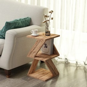 Odkladací stolík Albeni Atlantic Pine