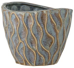 Bloomingville Keramický obal na kvety Feren Blue
