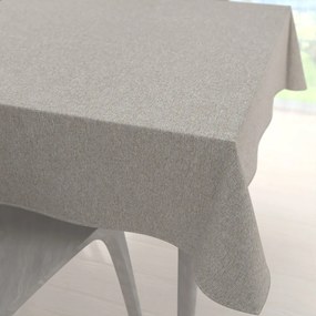 Biante Veľký dekoračný štvorcový obrus BKT-552 Prírodná režná 150x150 cm