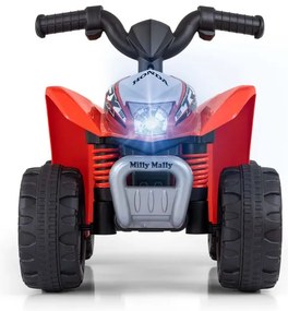 Elektrická štvorkolka HONDA ATV červená