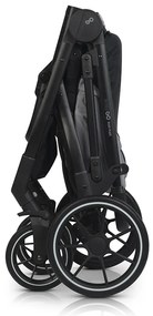 Súrodenecký kočík EasyGo Duoflex Cloudy Gray 2 športové časti