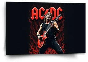 Sablio Obraz ACDC Gitarista - 60x40 cm