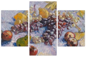 Obraz - Vincent van Gogh, Grapes, Lemons, Pears, and Apples, reprodukcia (90x60 cm)