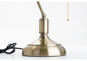 Brilagi - Stolná lampa BANK OFFICE 1xE27/60W/230V mosadz/biela