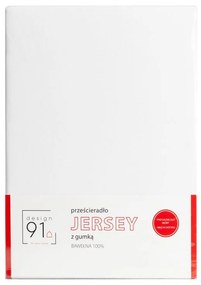 PRESTIERADLO S ELASTICKÝM JERSEY DESIGN91 180X200 CM, VÝŠKA 30 CM BIELE