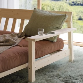 Variabilná pohovka Unwind Clear/Bordeaux 76 x 218 x 92 cm