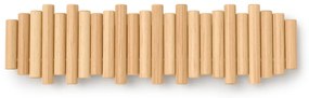Nástenný vešiak z borovicového dreva v prírodnej farbe 61 cm Picket – Umbra