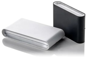 LED2 - LED Vonkajšie nástenné svietidlo FLAT 2xLED/3W/230V IP65 biela