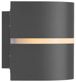 Nordlux - Vonkajšie nástenné svietidlo SIBELIS 1xE27/10W/230V IP44 antracit