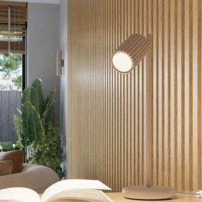 Bodové svietidlo Karbon, 3x tmavobéžové hliníkové tienidlo, (možnosť polohovania)