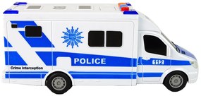 Lean Toys Policajné auto na trecí pohon – Svetelné a zvukové efekty