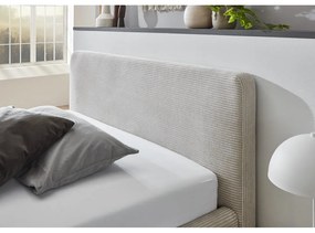 Béžová čalúnená jednolôžková posteľ bez roštu 120x200 cm Mattis – Meise Möbel