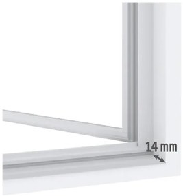 Livarno home Hliníková sieťka proti hmyzu na dvere, 100 x 210 cm (biela)  (100387366)