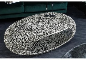 Konferenčný stôl Organic 44148 120x66cm Aluminium Silver  - Komfort-nábytok