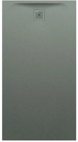 LAUFEN Pro obdĺžniková sprchová vanička z materiálu Marbond, odtok na kratšej strane, 1700 x 900 x 46 mm, betónová šedá, H2169580790001