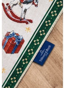 Zelený behúň s vianočným motívom 80x200 cm Green Christmas – Villeroy&amp;Boch