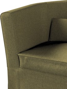 Poťah na kreslo Ektorp Tullsta farba produktu zelená látka zapletaná