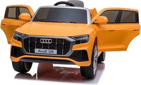 LEAN CARS Audi Q8 batéria auto JJ2066 žltá lakovaná