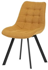 Autronic BONTEC Jedálenská stolička, modrá, látka, HC-465 BLUE2 Farba: Žltá