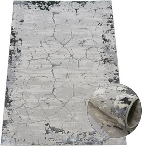 Koberec Allianz 6308 GREY – sivý obdĺžnikový s vzorom Rozmer: 280x370 cm
