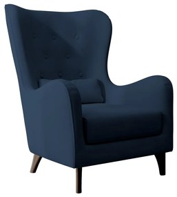 Kreslo Calimero I (námornícka + wenge). Akcia -20%. Vlastná spoľahlivá doprava až k Vám domov. 1099344