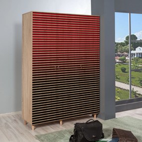Šatníková skriňa Modella 221 (dub sonoma). Akcia -18%. Vlastná spoľahlivá doprava až k Vám domov. 1088283