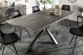 Jedálenský stôl Galaxy 200cm mango sivá