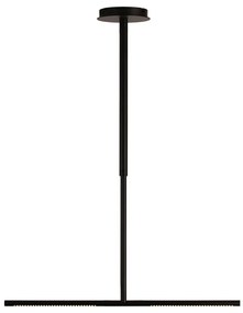 Čierne kovové LED závesné svietidlo s kovovým tienidlom Omni Ceiling – UMAGE