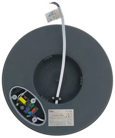 LED stropné svietidlo s pohybovým senzorom LED/20W/230V 3000/4000/6500K IP54 antracit