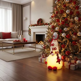 Tutumi - LED vianočný trpaslík 36cm YX058, biela, CHR-09507