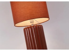 Searchlight EU22353OR - Stolová lampa GROOVE 1xE14/60W/230V bordová