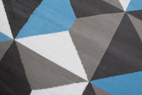 TA Koberec Z902B DARK GRAY MAYA PP EYM Čierny Obdĺžnikový Rozmer: 80x150 cm