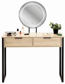 Dekorstudio Toaletný stolík s LED zrkadlom v štýle LOFT