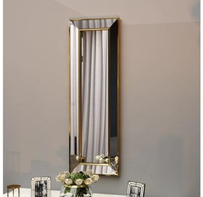 Nástenné zrkadlo CARLOS 90x30 cm zlatá