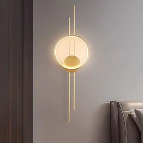Toolight Toolight, LED nástenné svietidlo 10W, 4000K, 500lm, APP1781-W, zlatá matná, OSW-06352